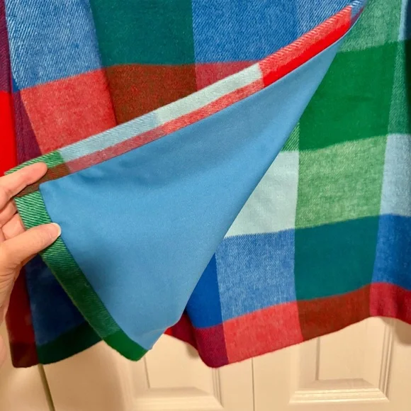 Free Assembly Plaid Faux Wrap Mini Skirt - Size 16 - Picture 7 of 12